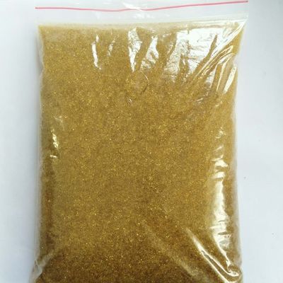 Amarillo pálido 001*7 Resina de intercambio de cationes ácido fuerte de alto rendimiento para ablandar el agua