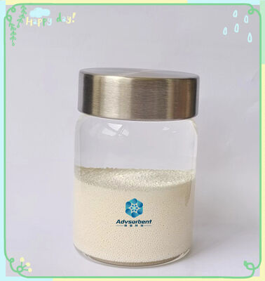 Yellow Opaque Spherical Particles Macroporous Chelating Resin ACD-800B Selective Enrichment Metallic Gallium Ions Adsorption