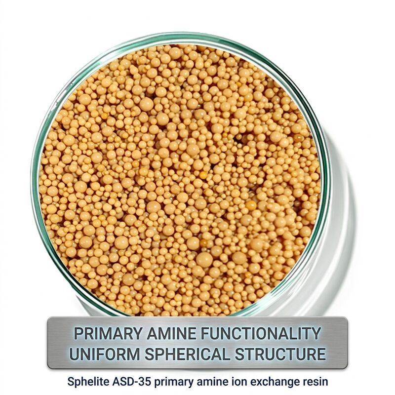 Sphelite ASD-35 Primary Amine Resin Natural Gas Sweetening for CO2 Removal